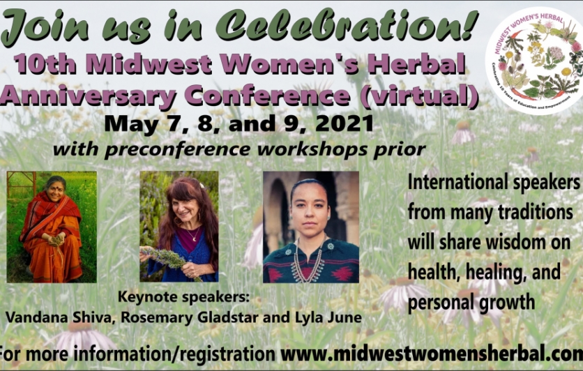 10th Anniversary Midwest Women’s Herbal Conference Healing the Earth